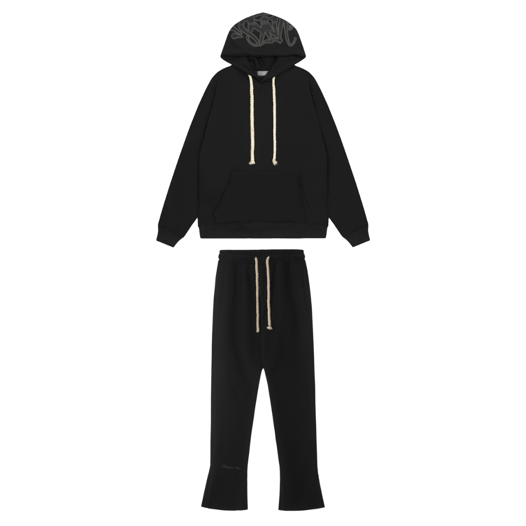 Syna Logo Black Tracksuit
