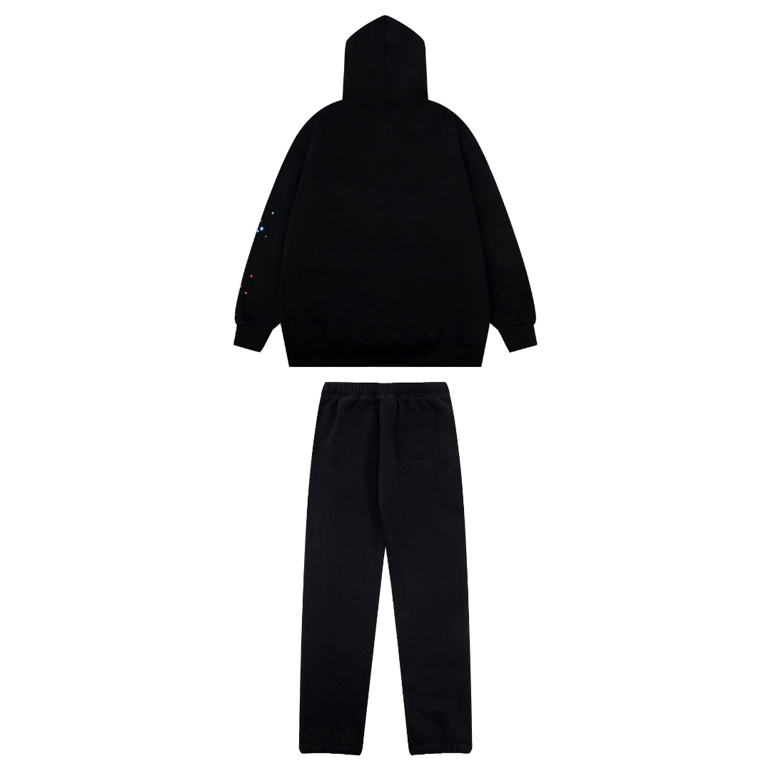 Sp5der Tracksuit Black